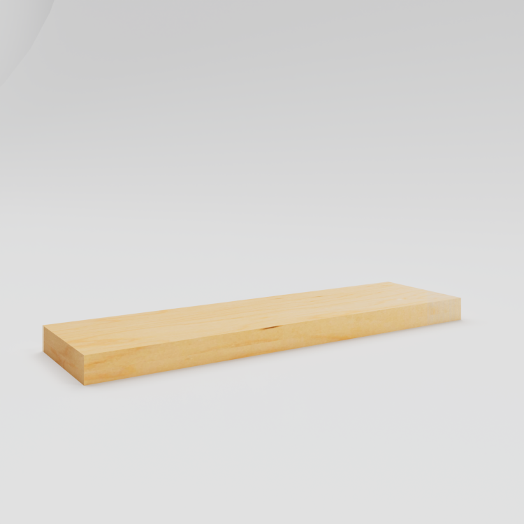 Maple Floating Shelves