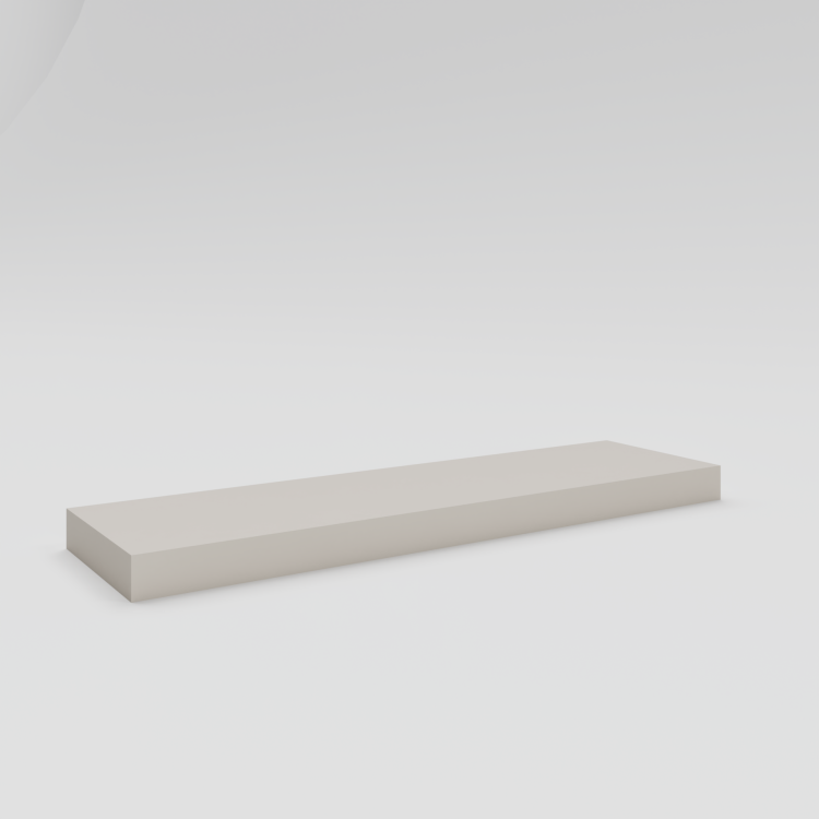 Painted Floating Shelves