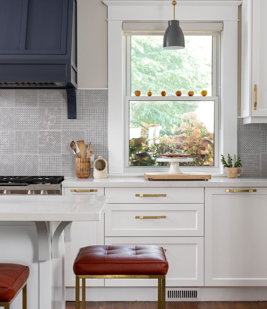 A beautiful kitchen transformation featuring custom doors and panels from Swedish Door.