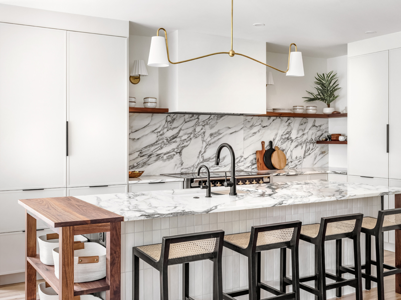 Our EMIL doors, painted in Pale Oak